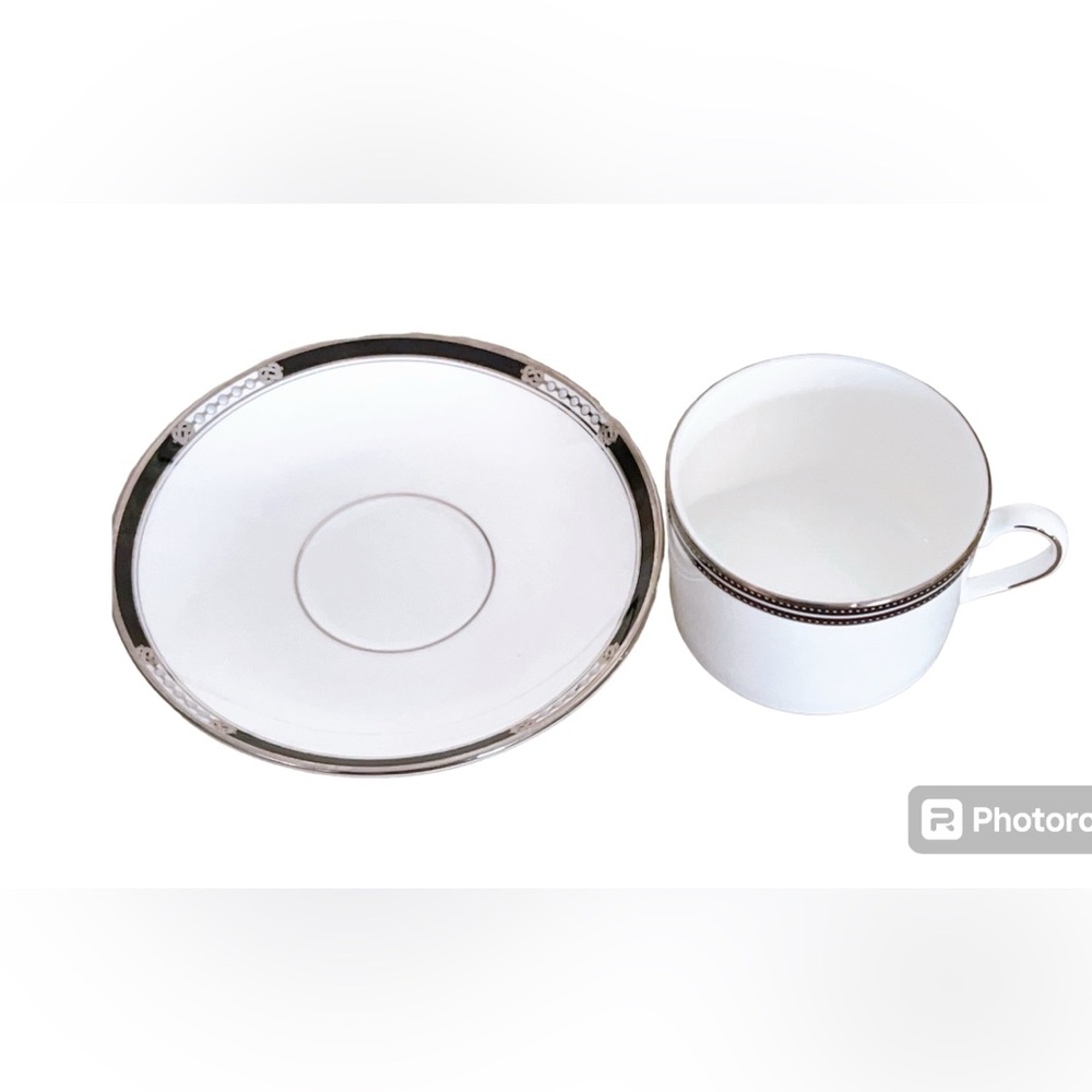 Kate Spade New York Lenox Union Street Drum Cup and Saucer Sets 4 with…